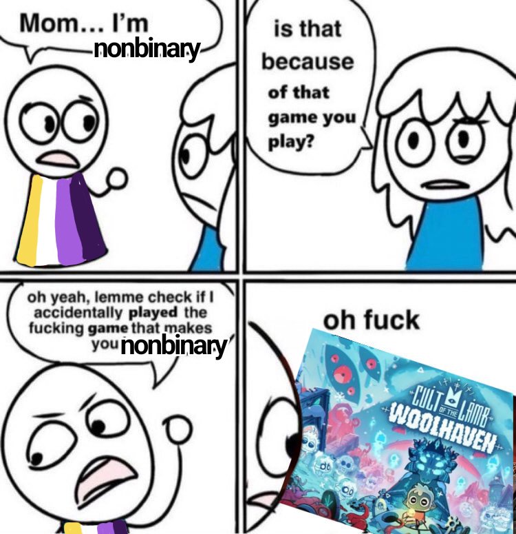 patchworkbearss's tweet image. Me and my stupid lamb life