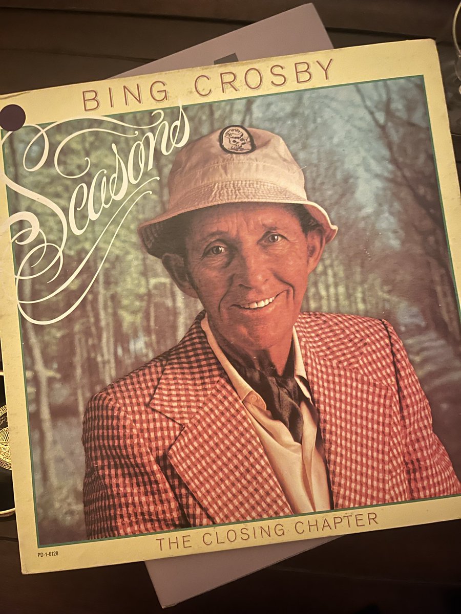 On this, the day Collin Morikawa improbably won what was once known as Crosby’s Clambake, I learned that the Crosby in question, also improbably, recorded a nasty funk version of Sleigh Ride on the last LP he cut before he died