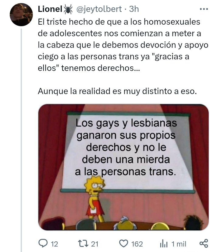 Trans/Homofobicos Out Of Context tweet media