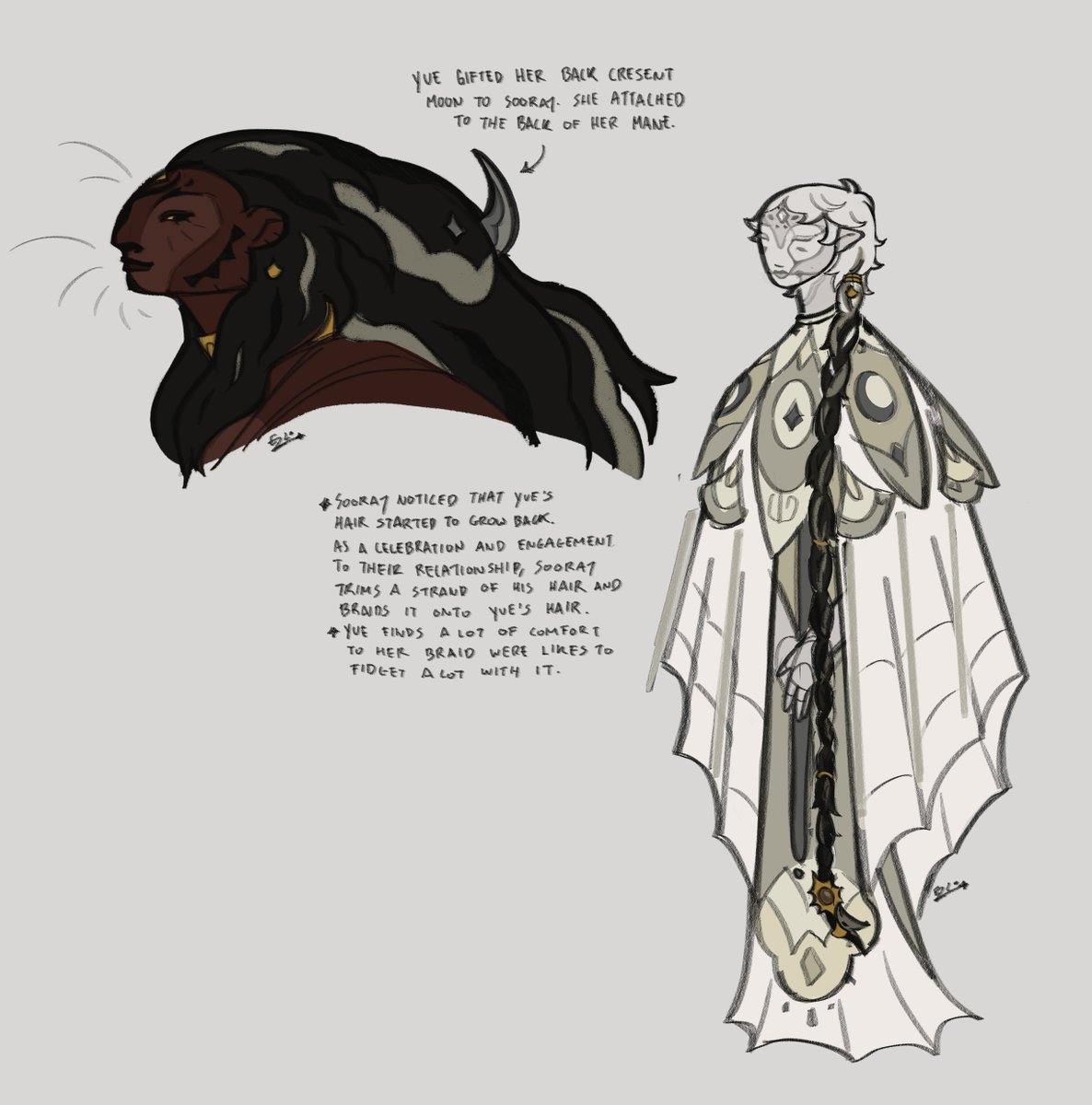 ezlo_x's tweet photo. [ #oc ] - My goobs <3 slightly updated Sooraj and changed a few details here and there. And also additional details of both of them engaged https://t.co/xMuZuzCTVc