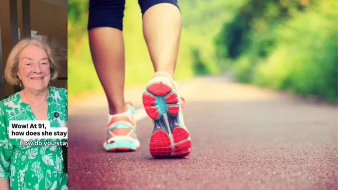 مادربزرگ ۹۱ ساله استرالیایی با روزانه دوازده هزار قدم همه را حیرت زده کرد