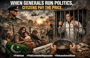 JaveriaKhureshi's tweet image. When generals run politics, citizens pay the price. #Pakistan #PakEconomicRegression #سڑکوں_پہ_آؤ_ورنہ_دفع_ہوجاؤ #protestsagainstsindhgovt