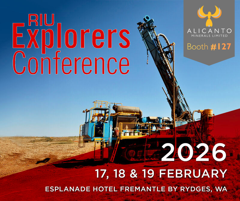 Alicanto Minerals is gearing up for an exciting week at the RIU Explorers Conference, Fremantle.

Visit us at Booth 127 to explore the story behind our exciting acquisition of the Mt Henry Project and discover what it means for the future of our exploration roadmap.