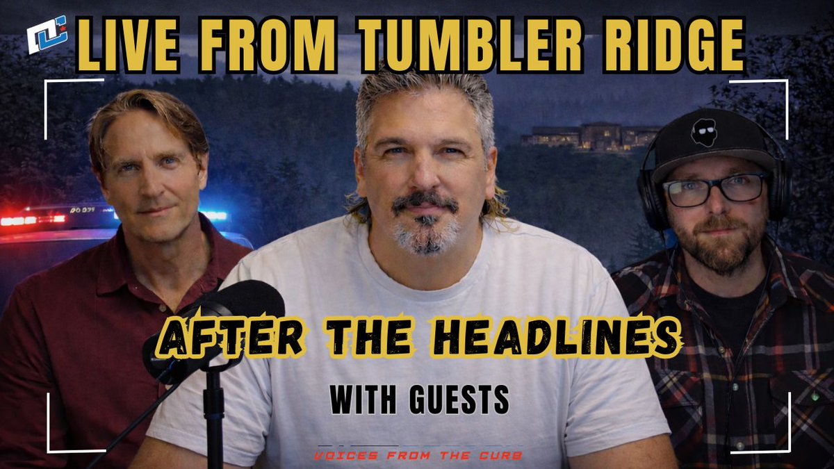 LIVE from Tumbler Ridge, BC. Monday Feb 16th 2026

I’m here boots on the ground to get the real stories from the people who matter most — the residents living this in their hometown. 

Where and how do we move forward.

Joining me: Jim McMurtry &amp; Clyde Do Something.

We’ll go