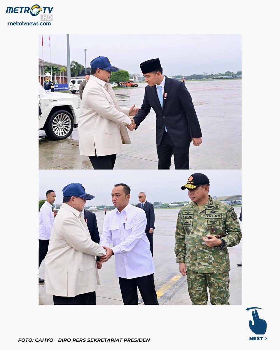 Presiden <a href="/prabowo/">Prabowo Subianto</a> ke Amerika,mengadakan pembicaraan dgn Donald Trump.

Hari ini 280 juta lebih penduduk Indonesia dipimpin seorang Gibran yg tak tamat SMA.