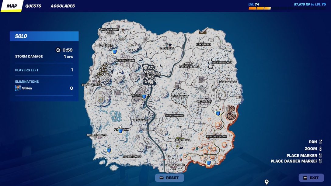 ماب الاوجي صار كله ثلج من بعد الحدث! 🙌🏻👀

#فورتنايت | #Fortnite