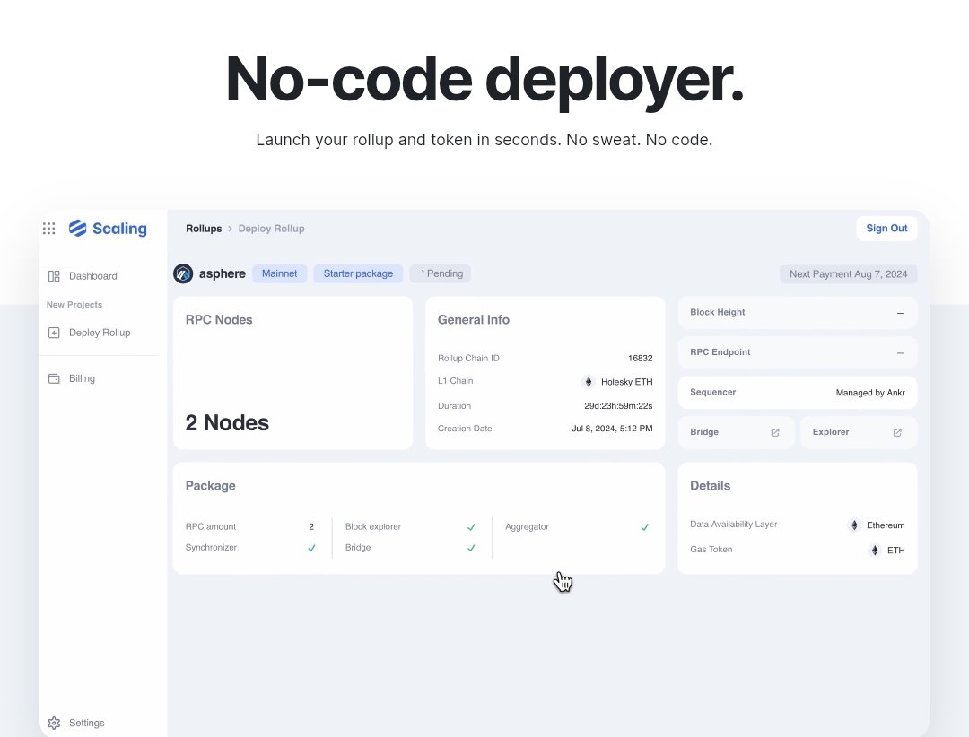 _Crypting's tweet photo. 2/3 ⚙️ What Asphere brings to builders:
• Simplified infrastructure deployment
• Scalable backend for dApps & Web3 products
• Co-marketing support to boost visibility
With #Asphere, you’re not just launching, you’re launching with an edge. https://t.co/TeXGgZ3Wpi