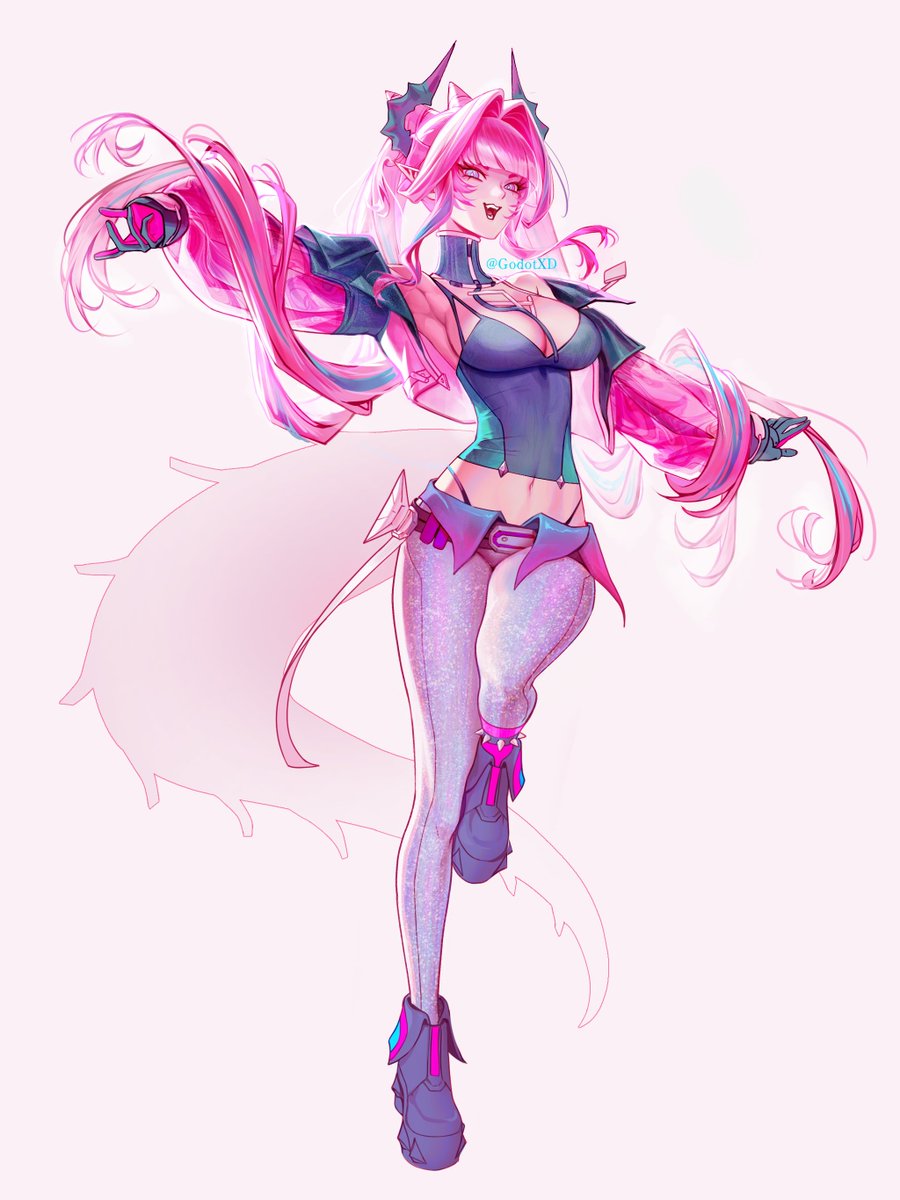 GodotXD's tweet photo. Small redesign of Yvonne's top part of clothes cuz I think her og design is kinda tasteless in trying to be sexy too much #ArknightsEndfield📷 #Yvonne https://t.co/m4ec0TO7yH