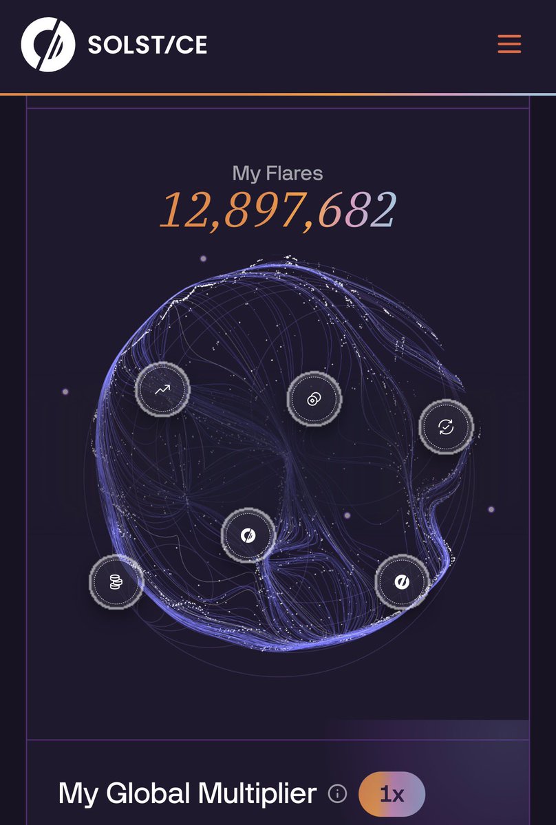 12.8M flares on <a href="/solsticefi/">Solstice</a> 👀

Started with 2,000 flares and today 12.8M 

Never stop believing.💪
Never stop building.✍🏼
<a href="/solsticefi/">Solstice</a> <a href="/EkujumiGbenga/">Ekujumi Gbenga | edge🦭</a> <a href="/Crypto_Zh0u/">Zh0u</a>