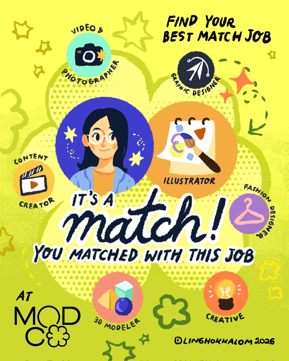 Find your best match job at MODCO!

ชาวดีไซน์เนอร์และนักออกแบบทั้งหลาย ใครกำลังมองหางานหรือโปรเจ็คน่าสนใจ เผื่อเจองานที่ใช่ คลิก modco jobs ได้เลย!

👇👇👇
mod---co.com

#modco #job #designer