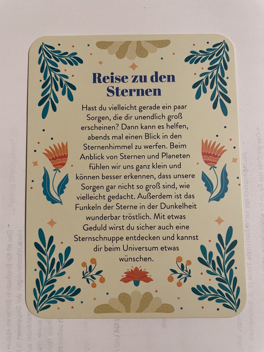 Neue Woche und damit ein neues Glücksorakel. 🍀