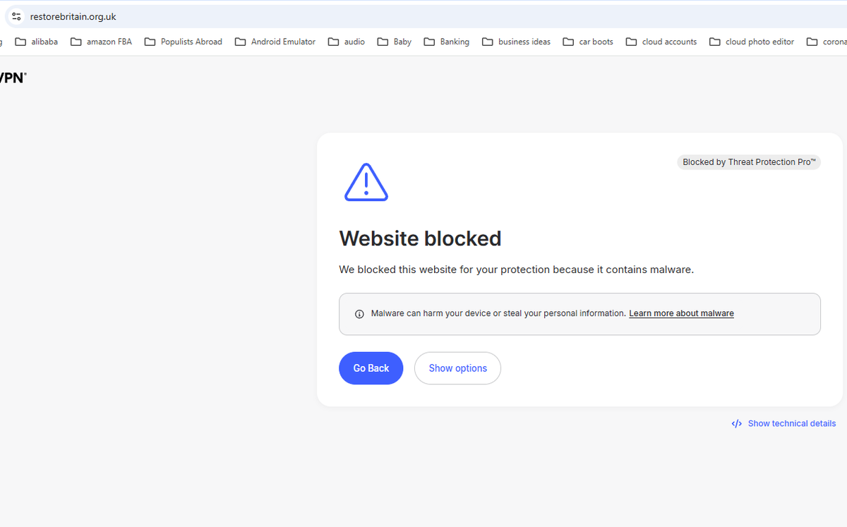 cryptobloke3's tweet photo. @RupertLowe10 Is someone attacking Restore's website? https://t.co/6VeuDhzPlm