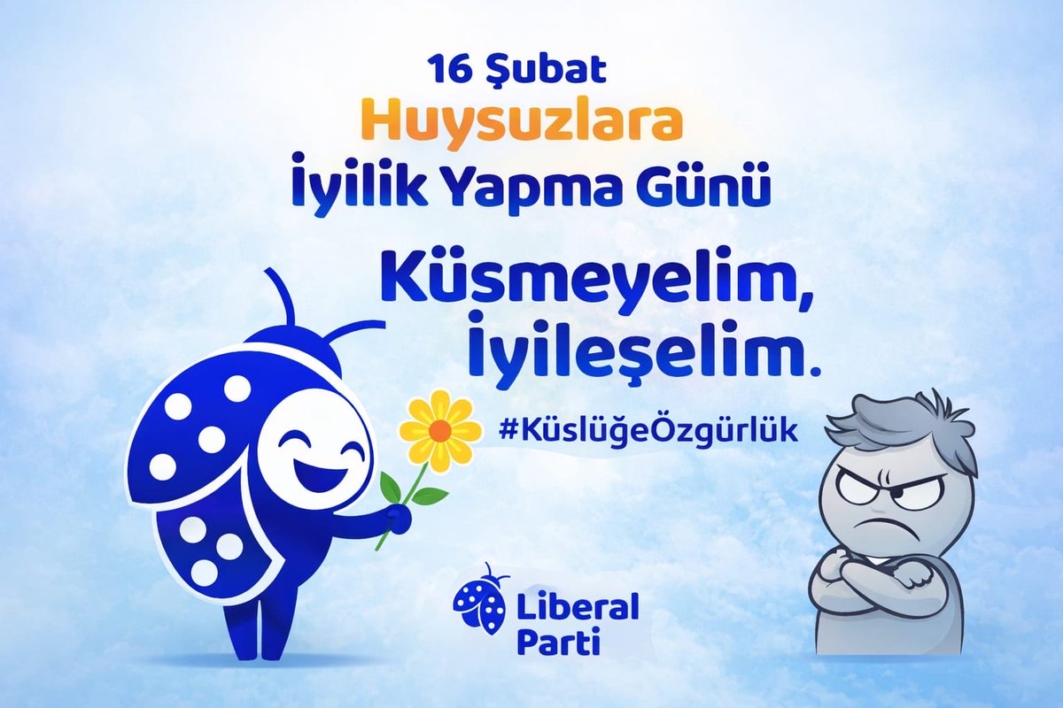 Liberalparti_TR's tweet photo. Küsmeyelim, Barışalım, İyileşelim.

@ZGulabi @liberalpartiorg @LiberalXTv 

#ZübeyirGülabi #LiberalParti #Küsmeyelim #Barışalım #İyileşelim https://t.co/sHoqeY3Sdw
