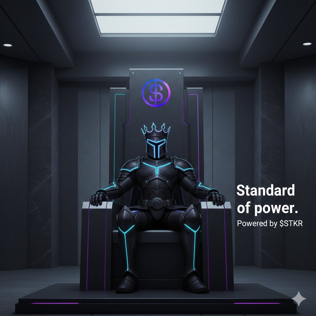 Crypto_Butter0's tweet photo. The throne is occupied. The standard is set.
BossDon doesn’t follow trends; he creates them. We are moving with calm dominance and absolute conviction. This is the premium tier of the market.
Powered by $STKR. The new era of power is here.
#BossDon #STKR https://t.co/OpLVTyDiFt