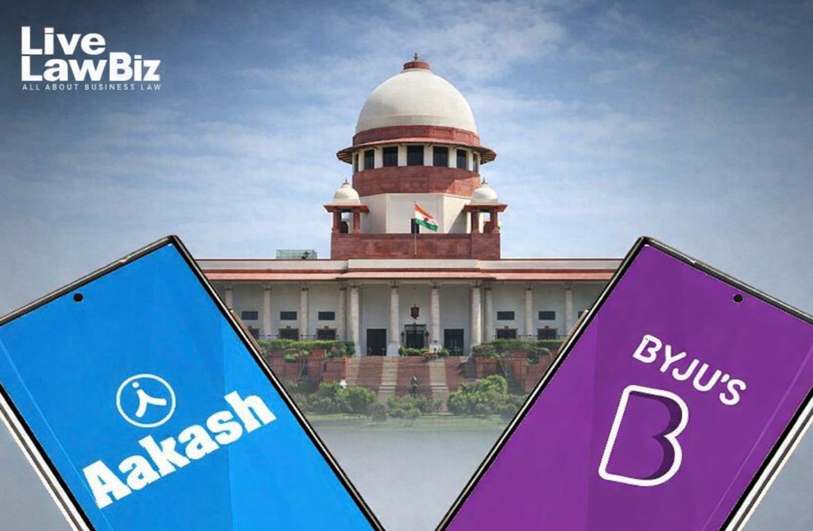 LivelawBiz's tweet image. Byju's Parent Moves Supreme Court To Stall Second Tranche Of Aakash ₹240 Crore Rights Issue. Read more: zurl.co/7WswW