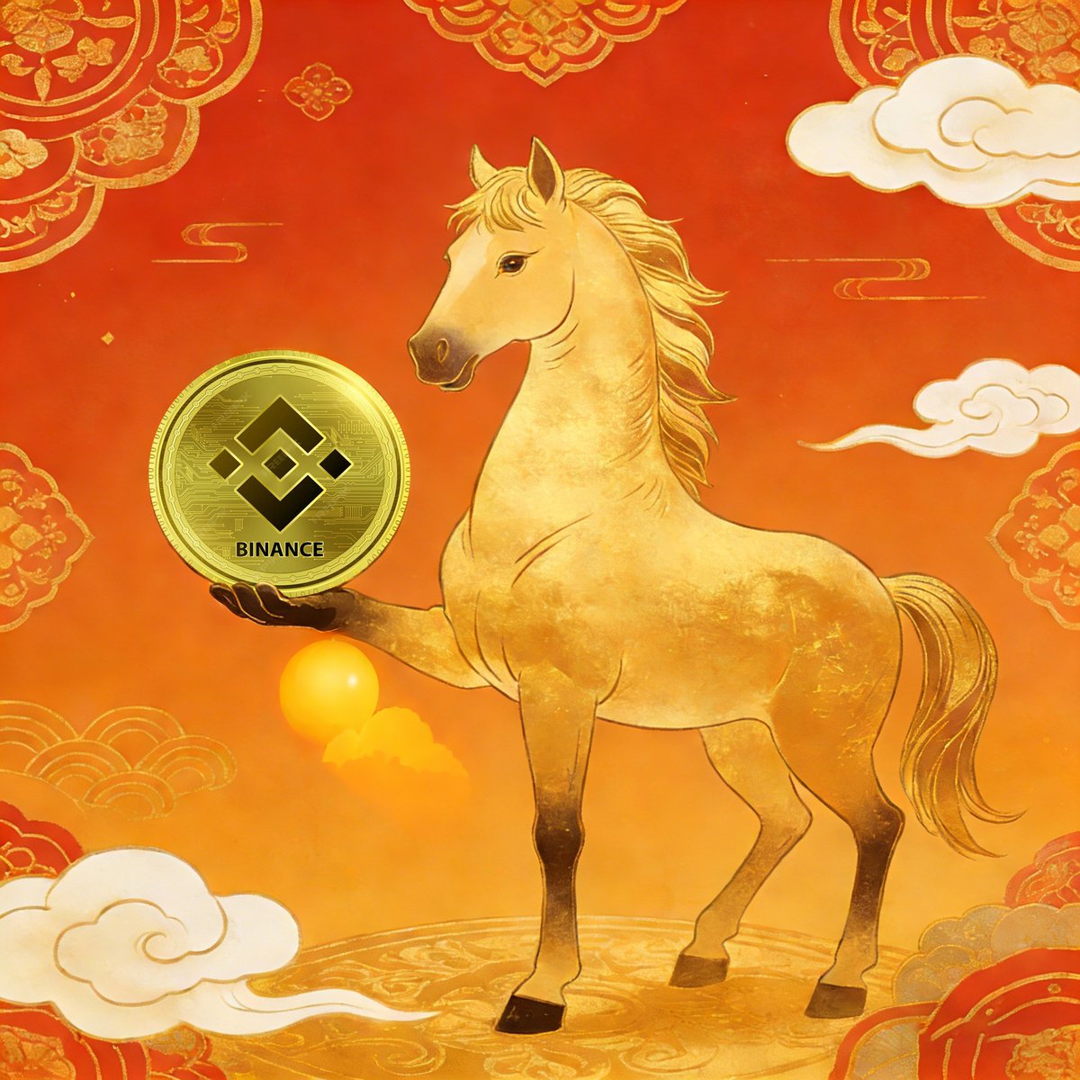 BTCQuanRan's tweet photo. @binancezh 春节好玩了，什么梗都有了，🐴拿个币🤣 https://t.co/Qz3disIaMJ