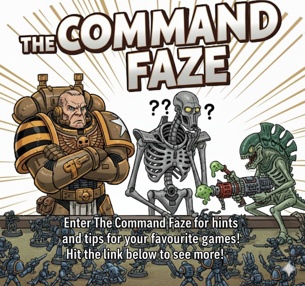 Come join us on the Command Faze for 40k hints and tips! 

<a href="/joehendry/">Joe Hendry</a> <a href="/QoSBaszler/">Shayna Baszler</a> I challenge you to a game!

youtube.com/@commandfaze?s…