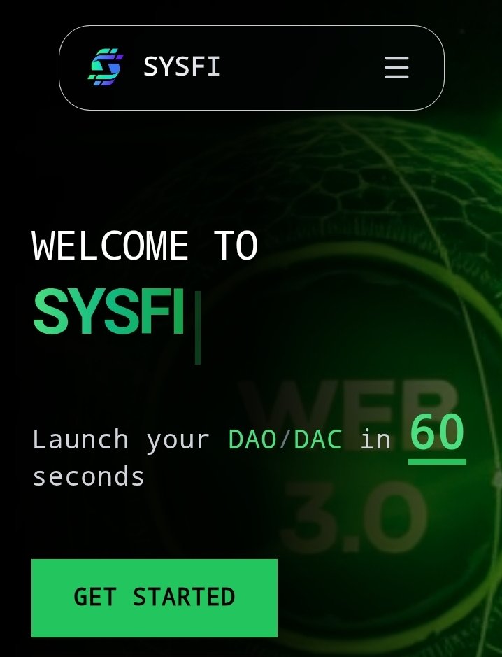 Welcome to SYSFI
The Sysfi website has just leveled up! Check out our brand-new redesign here: sysfidao.com

This isn’t just a facelift—it’s a statement. We’re breaking down old walls, rebuilding stronger than ever, and gearing up for something BIG.
 We are still here.