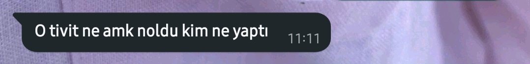 Sadece bir tivit atmışımdır mdjdmskfmmgmgh