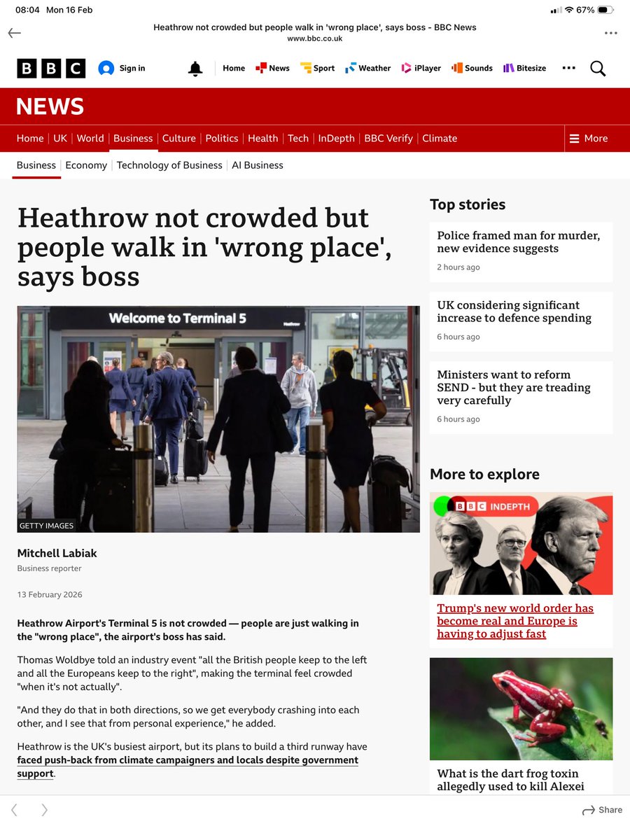 Heathrow boss says it isn’t crowded.
We’re just walking in the wrong place.

Left. Right. Cultural habit. 

A small detail for most of us. But for the millions of people who can find unfamiliar environments overwhelming, small details are everything.

Knowing what to expect