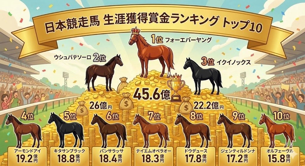 これで日本国内でとんでもない成績を残してきた名馬たちの価値が下がる