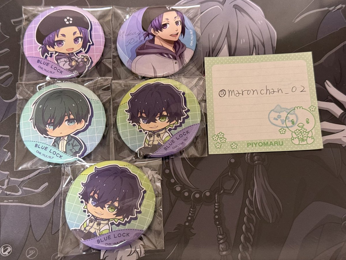 交換・讓渡】ブルーロック まねきねこ トレーディング缶バッジ 求