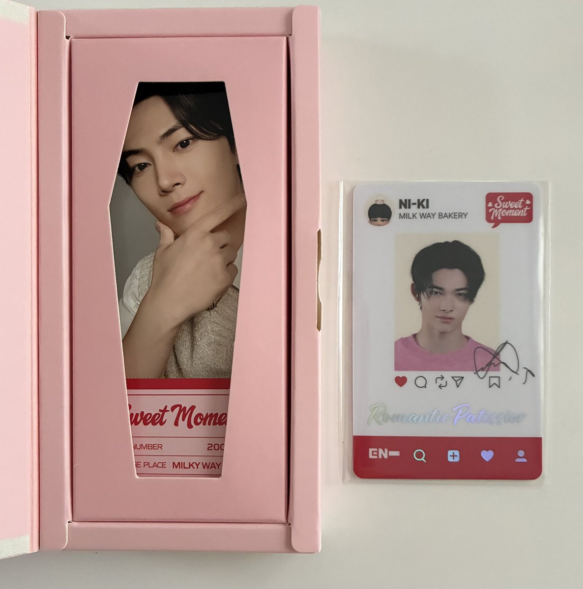 ENHYPENWORLD スウィートモーメント 交換 【譲】SPカード ニキ