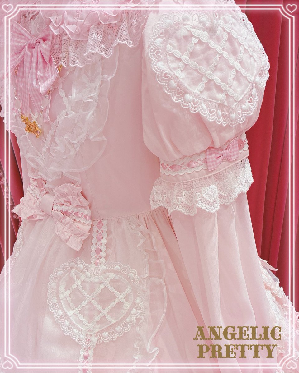 🎀🩷Cupid Cafe ワンピース🩷🎀 Col♡ピンク、サックス、ラベンダー