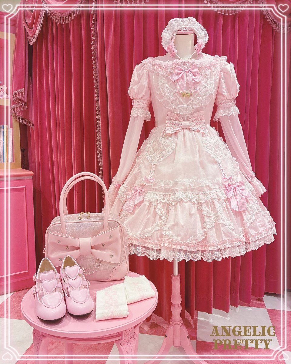 🎀🩷Cupid Cafe ワンピース🩷🎀 Col♡ピンク、サックス、ラベンダー