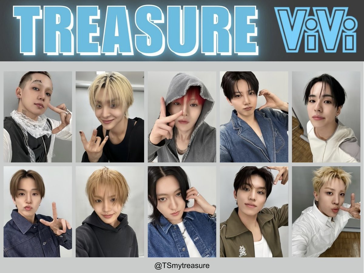 TREASURE x VIVI MAGAZINE