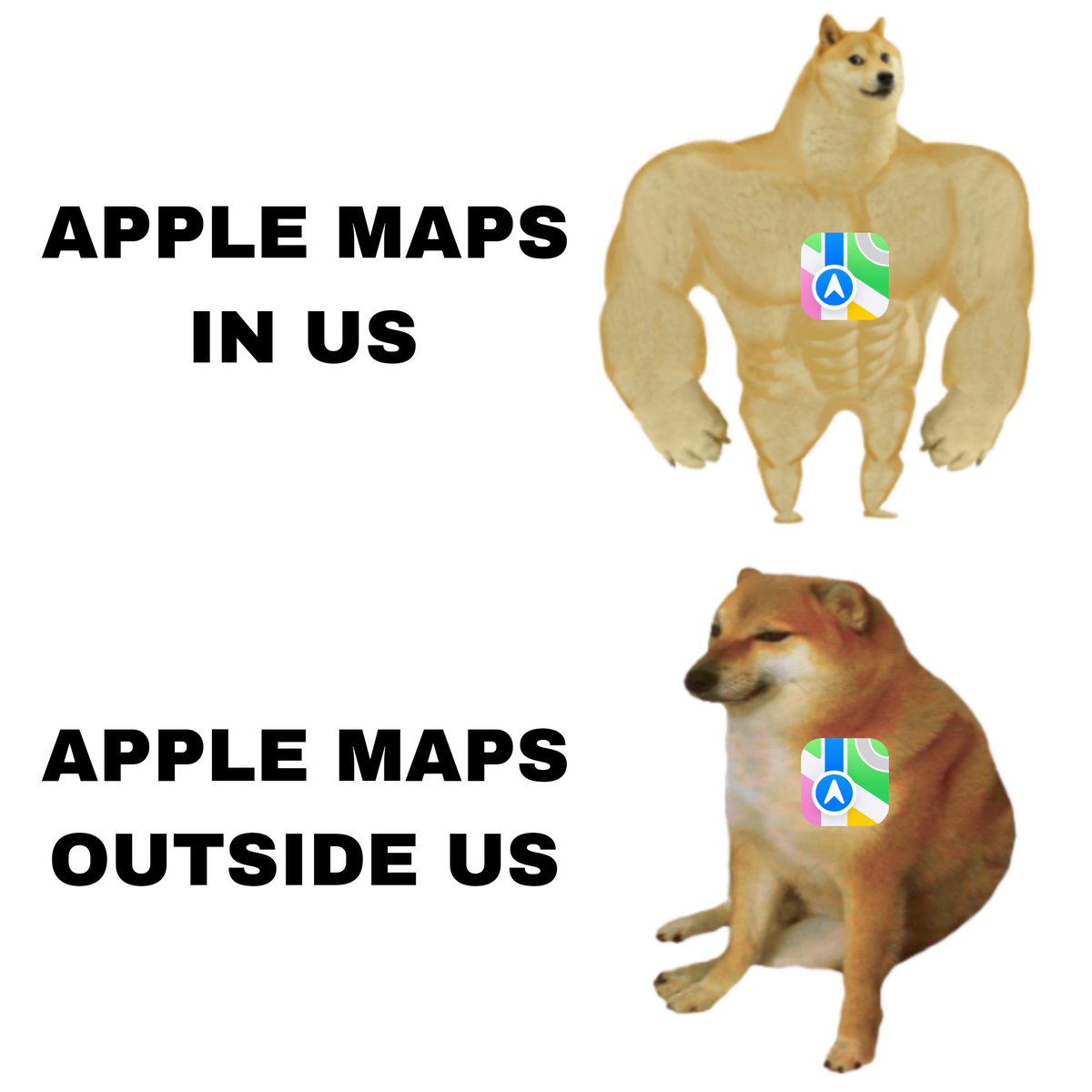 Apple Maps outside of US