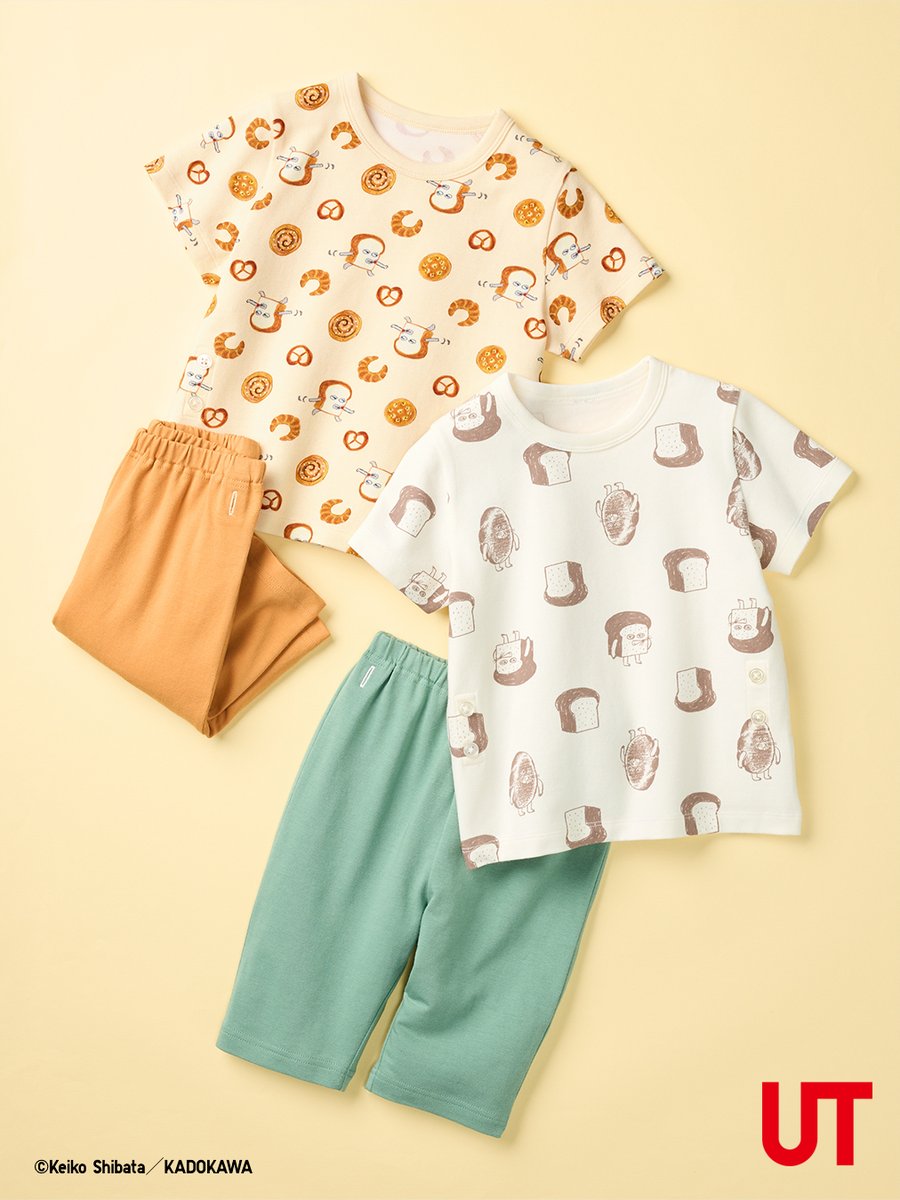 UNIQLO_JP's tweet photo. 【5月販売開始予定】
大人気のベビー絵本コレクションに 「パンどろぼう」のデザインが登場🍞🕶️ 
作品の世界観をたっぷり楽しめるコレクションです🥖
https://t.co/yyRuSHZZ40 https://t.co/IgMM1CETVZ