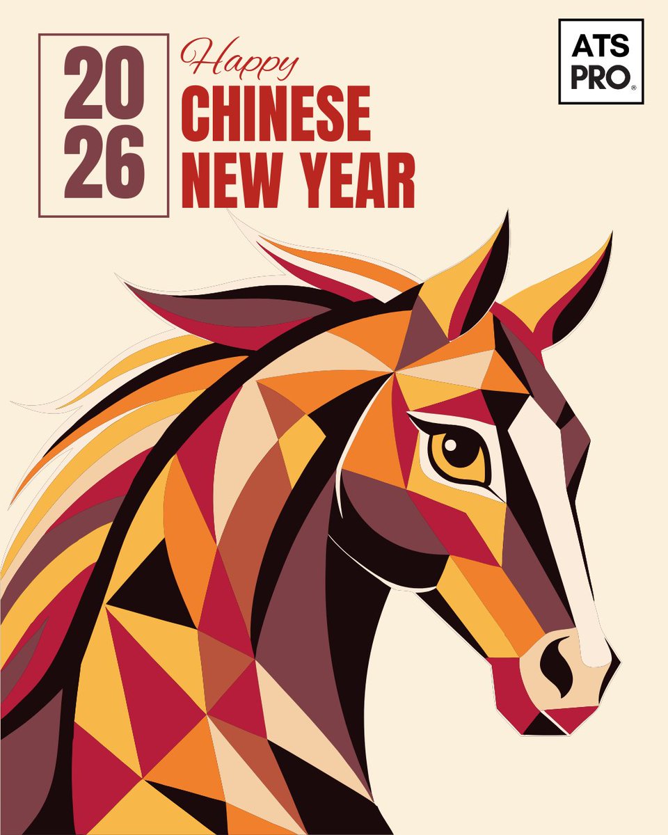 atsproled's tweet photo. 🐎 Happy Chinese New Year 2026!

Wishing all our friends and partners from China a year filled with prosperity, strength, and new opportunities. May this new year bring continued success and bright moments ahead!

#HappyChineseNewYear #CNY2026 #ATSPro #NewBeginnings https://t.co/09crWswAJK