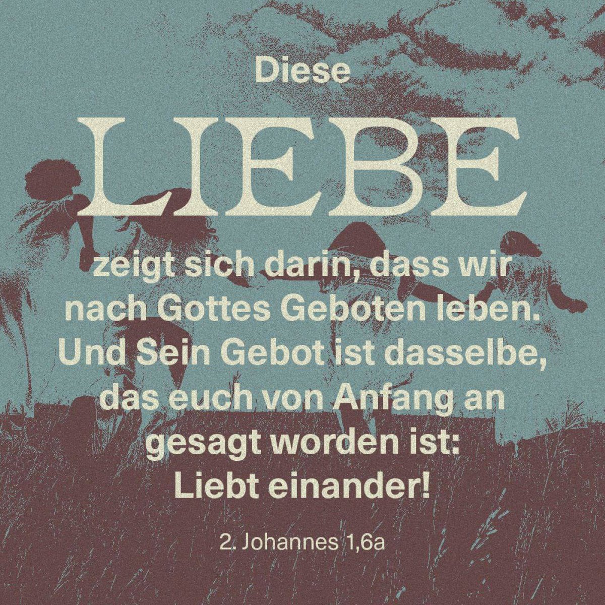 Liebe ist der Grund, der Weg und das Ziel. 
Die Liebe, die uns rettet hat einen Namen: 
Jesus Christus.
Gesegneten Tag. 👋
🙂🙏♥️✝️👑🇮🇱