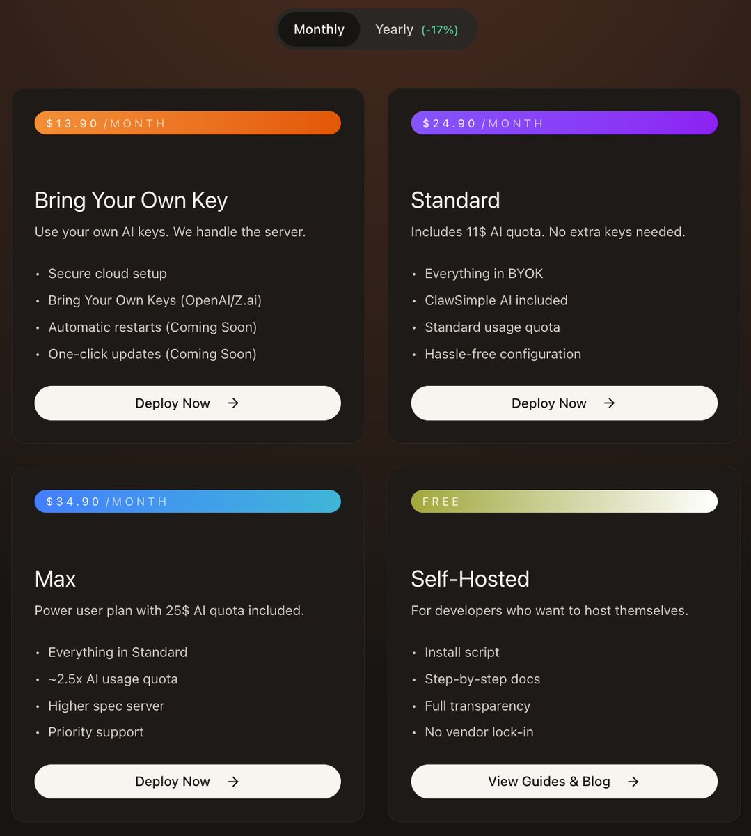 ClawSimple tweet media