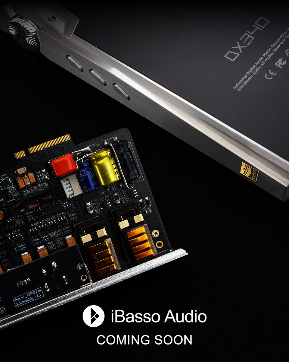 iBassoAudio_JP's tweet photo. ◤COMING SOON◢
iBasso Audioフラッグシップモデル『DX340』にて、新たなサウンドをお楽しみいただける製品が登場――
驚異の『デュアルトランジスタ×40基』構成――
トランジスタ式ヘッドホンアンプの頂点を成し遂げるべく設計された本製品に、ご期待ください。
#iBasso https://t.co/wB3YFEFwlm