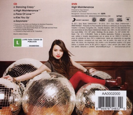 having Max Martin, Avril Lavigne, Rivers Cuomo (of Weezer), Tony Kanal (of No Doubt), Bonnie McKee, Greg Kurstin on the production of your EP is another level 🔥 Miranda Cosgrove TORE this