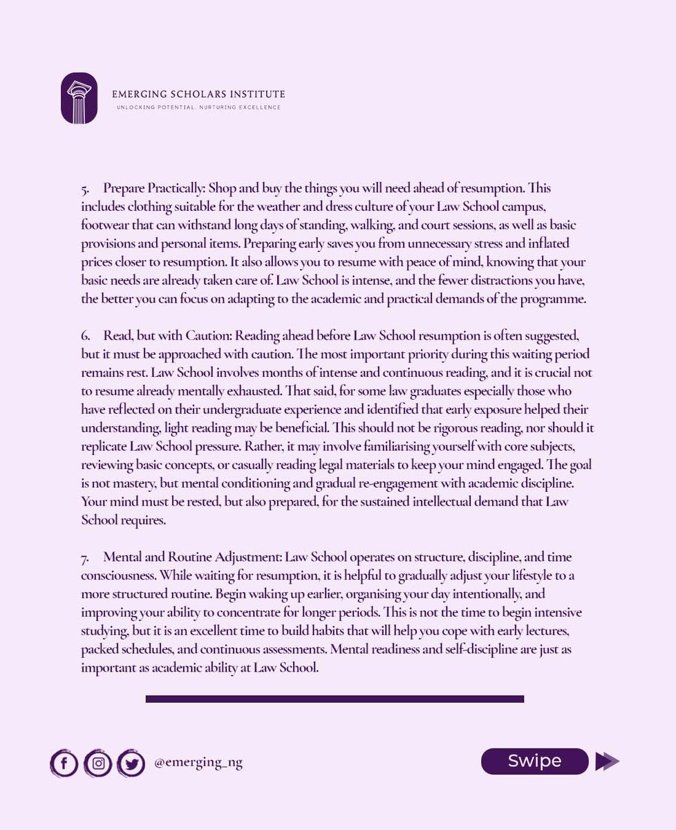 Emerging Scholars Institute tweet media