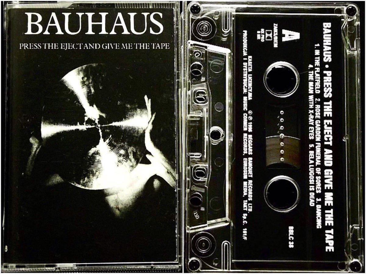 bab0oshk44's tweet image. Cassette release of Press the Eject and Give Me the Tape, 1996.