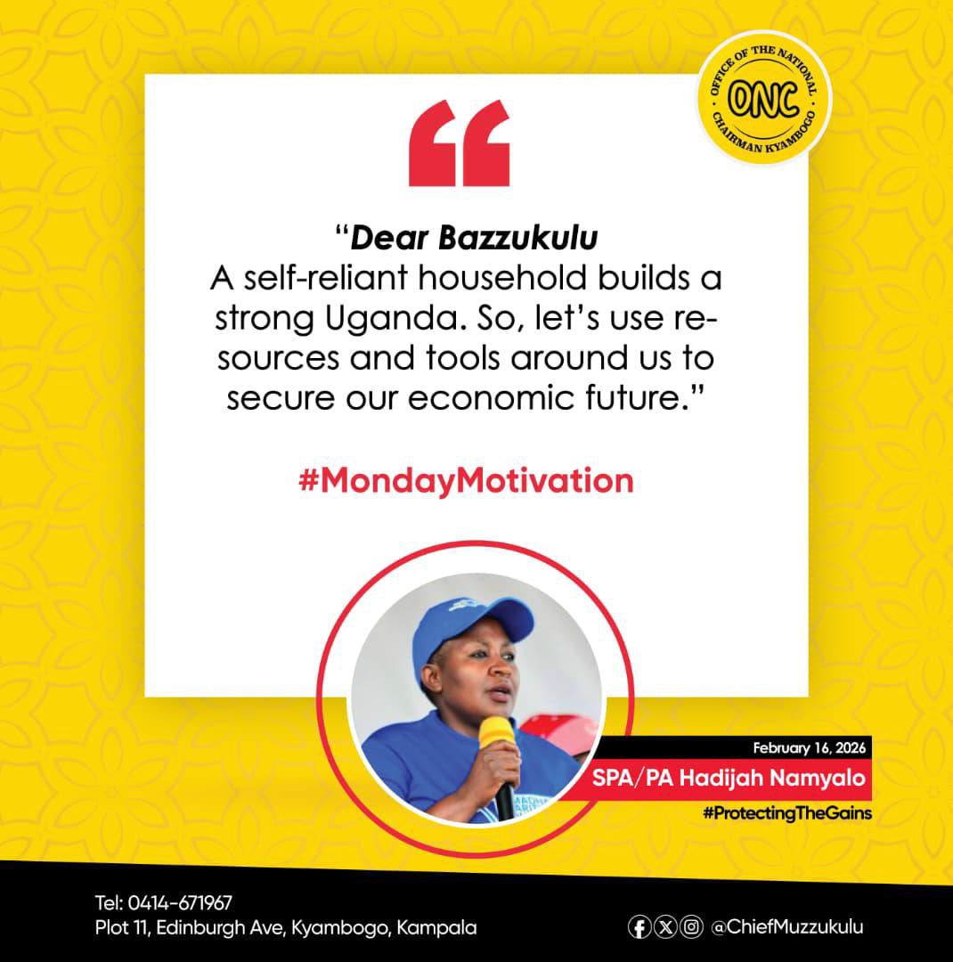 SPA <a href="/ChiefMuzzukulu/">Uzeiye Hadijah</a> will always motivate Bazzukulu on how to secure the future and economy for the Nation.
#LumpeUpdates