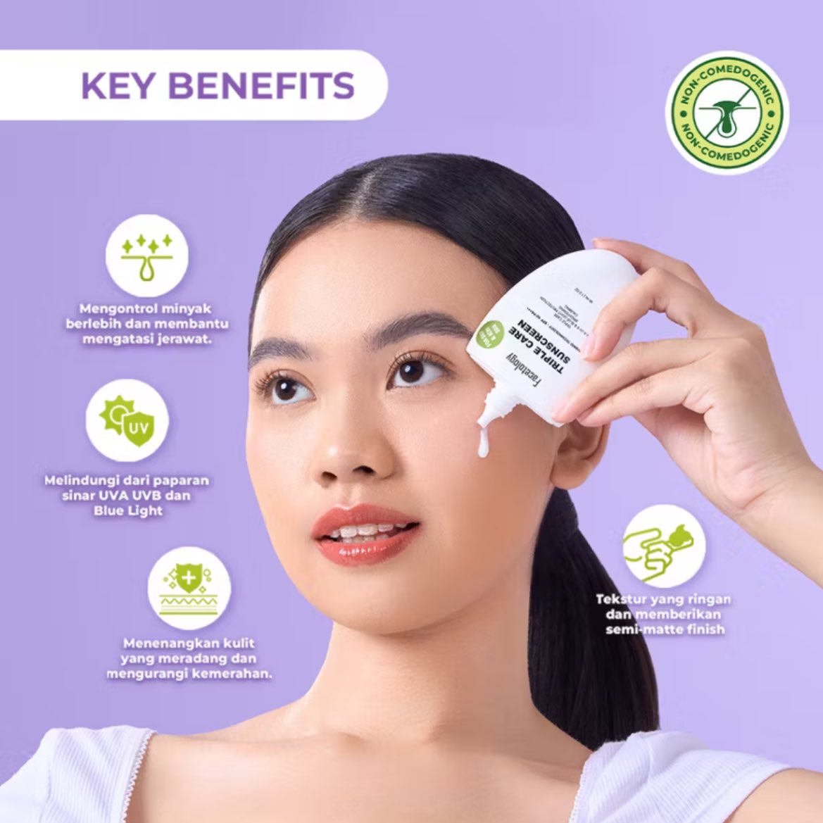 loeyy1661's tweet photo. Rekomendasi sunscreen dari Facetology, ini for acne &amp; oily skin. Ini teksturnya lembut, gampang d bland, whitecast dan ini enggk bikin perih d mata. Bkin wajah cerah juga kalau d aku

https://t.co/s1nIhiVT9Y

#Facetology #Sunscreen #makeup #healthyskin #HealthySkinCare #skincare https://t.co/WtsJEDlvlL