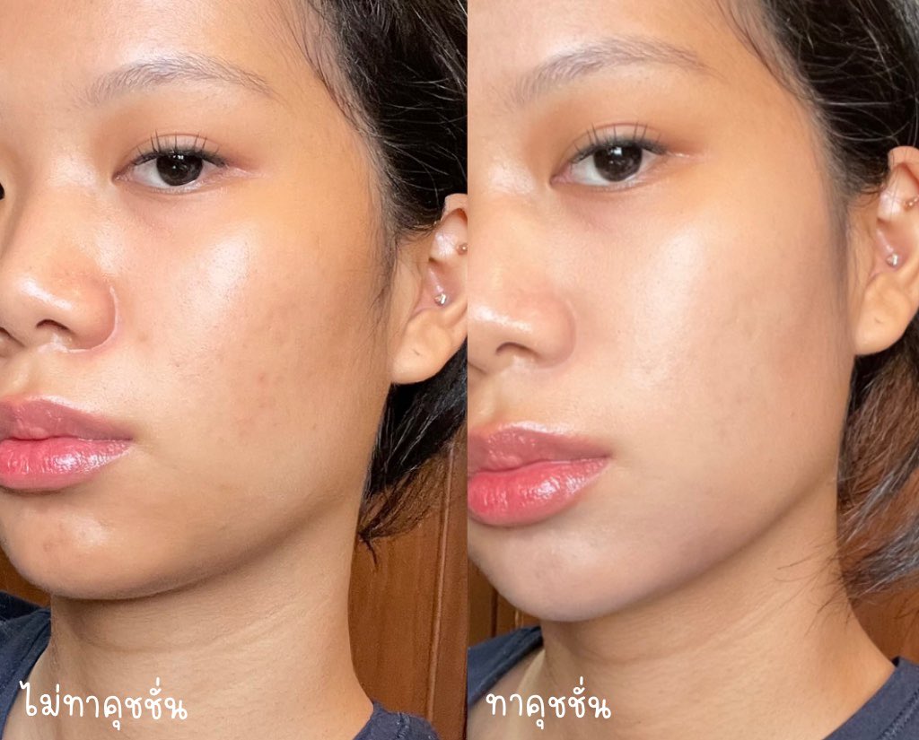 พิ่งได้ลองใช้คุชชั่น BWB คือผิวสวยเกินคาดมากก เนื้อบางเบาแนบไปกับหน้าแบบสุดๆๆ ไม่หยือไม่เค้กเลย เนื้อแบบ semi-matte ติดทนดีด้วยเราใช้สี 2n นะ ติดใจมากก หน้ารอดทั้งวัน เชื่อละที่พสแอร์ป้ายยากันเต็มตต