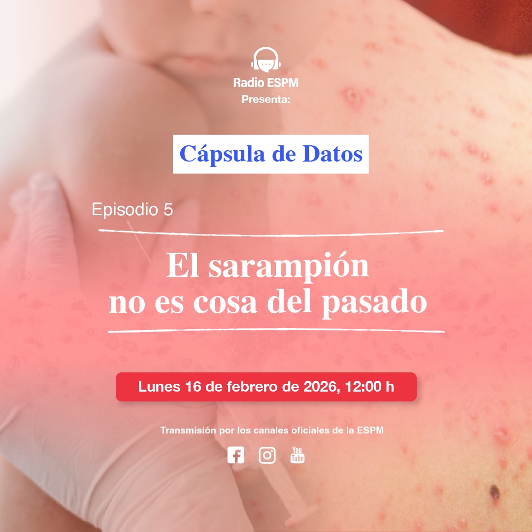 SaludPublicaMx's tweet photo. 👉🏼 El sarampión no es solo una enfermedad del pasado: su reemergencia plantea desafíos actuales para la salud pública 🦠🔬 

Conoce los datos clave en esta nueva Cápsula de Datos de #RadioESPM 🎬

🗓️ Lunes 16 de febrero · 12:00 h
📡 En los canales oficiales de la ESPM https://t.co/kwAbUHWcfJ