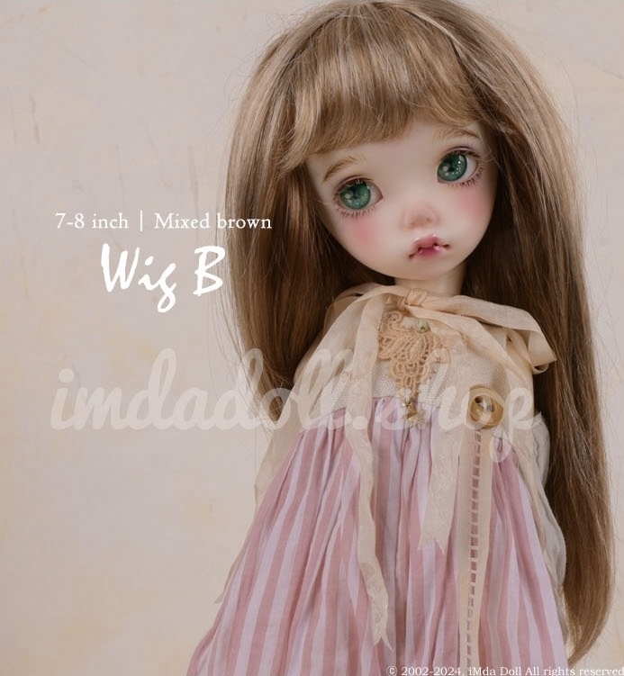 入荷情報】 iMda Dollより、7-8インチ対応ドール用ウィッグ『Momo's