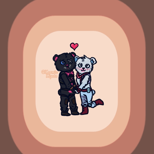 KosmicKiyote's tweet image. Aww, look at them in the shop together, it took me by surprise to see them both next to each other😊💙

💙&amp;amp;🔁Appreciated!
#Snuggles #FortniteFanArt #Snuggs #Bundles #CuddleBears #Fortnite