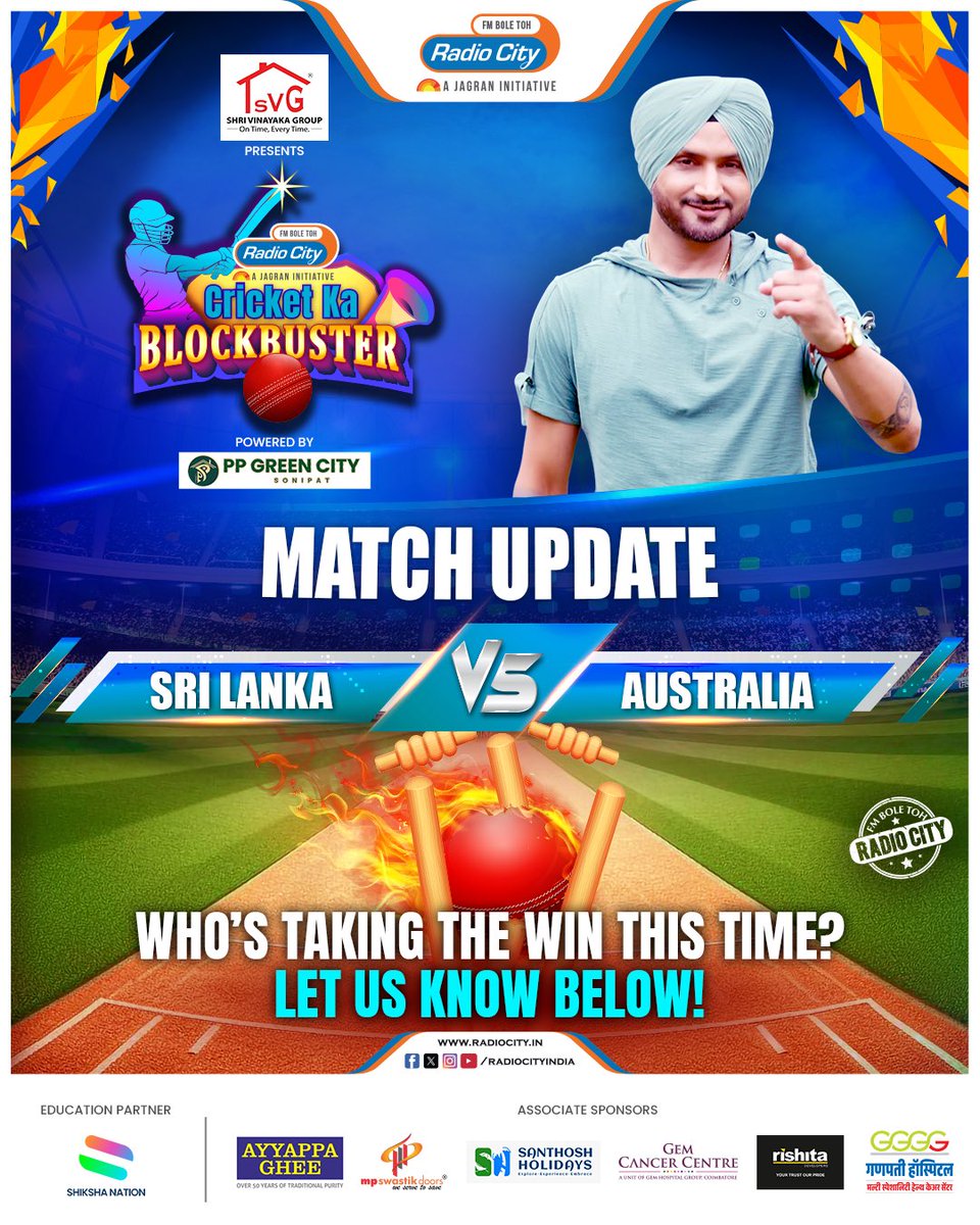 #CricketKaBlockbuster is back!
Can you predict the winner of todays all 3 matches? 
Comment below 👇🏻

#CricketKaBlockbuster #CKB2026 #cricket #RadioCity