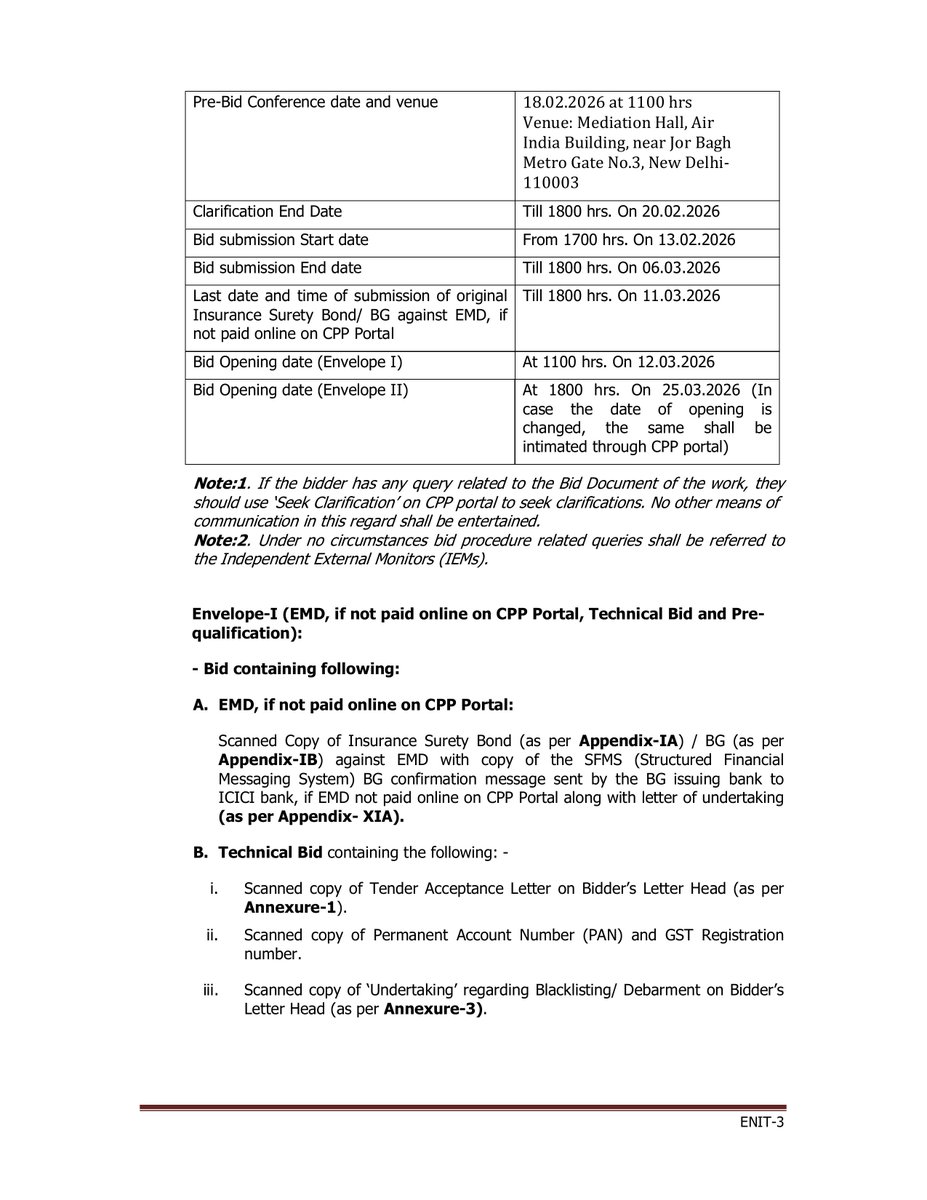 Index_Muz's tweet photo. 🚨AAI Floats 2nd Tender for Upgradation of Muzaffarpur Airport

Cost: ₹43.13 crore
Completion timeline: 12 months

It includes construction and strengthening of the runway, taxiway, apron and other associated infrastructure works.

1st Tender is currently in the bidding stage https://t.co/5eAuVYs2RQ