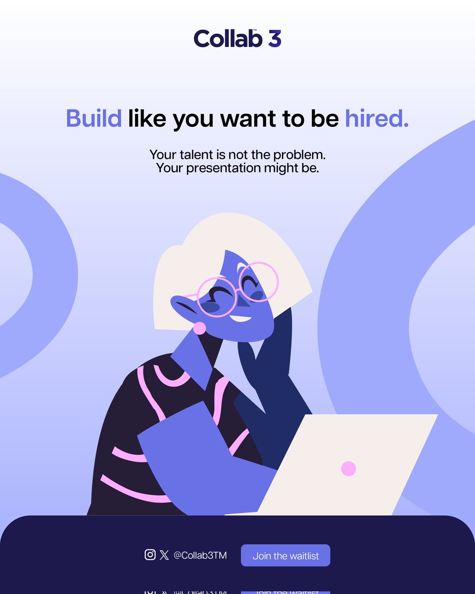 A portfolio that is built for “getting hired”, 
should not look like one built for “finding collaborators.”

>Different goals.
>Different evaluation criteria.

When intent is not defined instantly,
the structure defaults to generic structures