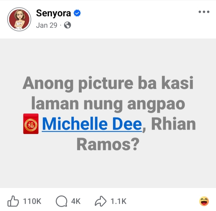 Now that Michelle Dee filed a cyber libel complaint against Xian Gaza, let’s not forget some influencers/bloggers, like "Senyora," who love to ride trends the wrong way, turning real pain into a laughing stock. 

Worse, coming from a woman herself.