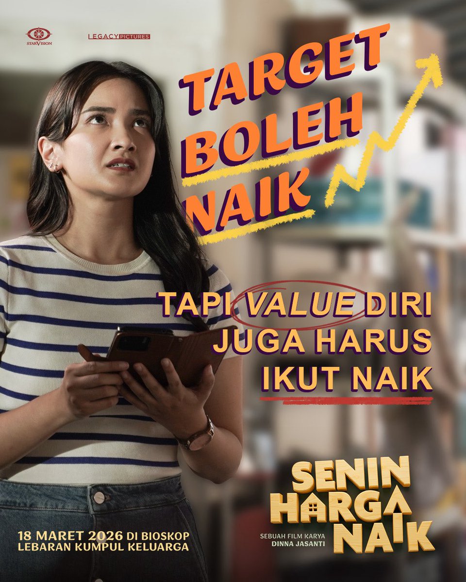 Starvisionplus's tweet image. Selamat Hari Senin semuanyaaa 🫶

Walaupun pelan, setiap kemajuan akan terus membuat nilai diri kita jadi naik. Pelan-pelan, tapi tetap semangat ✊

𝙆𝙚𝙢𝙗𝙖𝙡𝙞 𝙗𝙚𝙧𝙠𝙪𝙢𝙥𝙪𝙡 𝙗𝙚𝙧𝙨𝙖𝙢𝙖 𝙠𝙚𝙡𝙪𝙖𝙧𝙜𝙖 nonton Film 𝐒𝐄𝐍𝐈𝐍 𝐇𝐀𝐑𝐆𝐀 𝐍𝐀𝐈𝐊 Tayang 𝟏𝟖 𝐌𝐚𝐫𝐞𝐭…